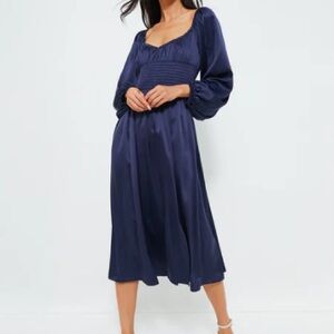 O.P.T. Navy Nala Midi Dress
